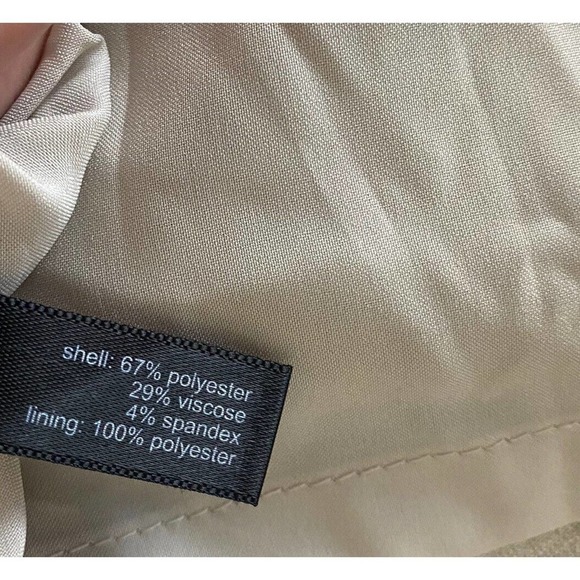 The Limited Collection Beige Midi Sheath Dress NWT $99 Sleeveless Career Wear - Picture 8 of 8